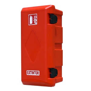 Armário para Extintor de Pó Químico 6 KG, sem Visor, em Polipropileno