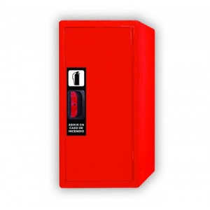 Armário Metálico para Extintor de Pó Químico ABC de 6 kg