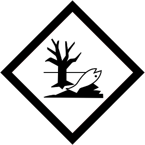 Autocolante Sinal Substâncias Perigosas para o Ambiente, 250x250mm